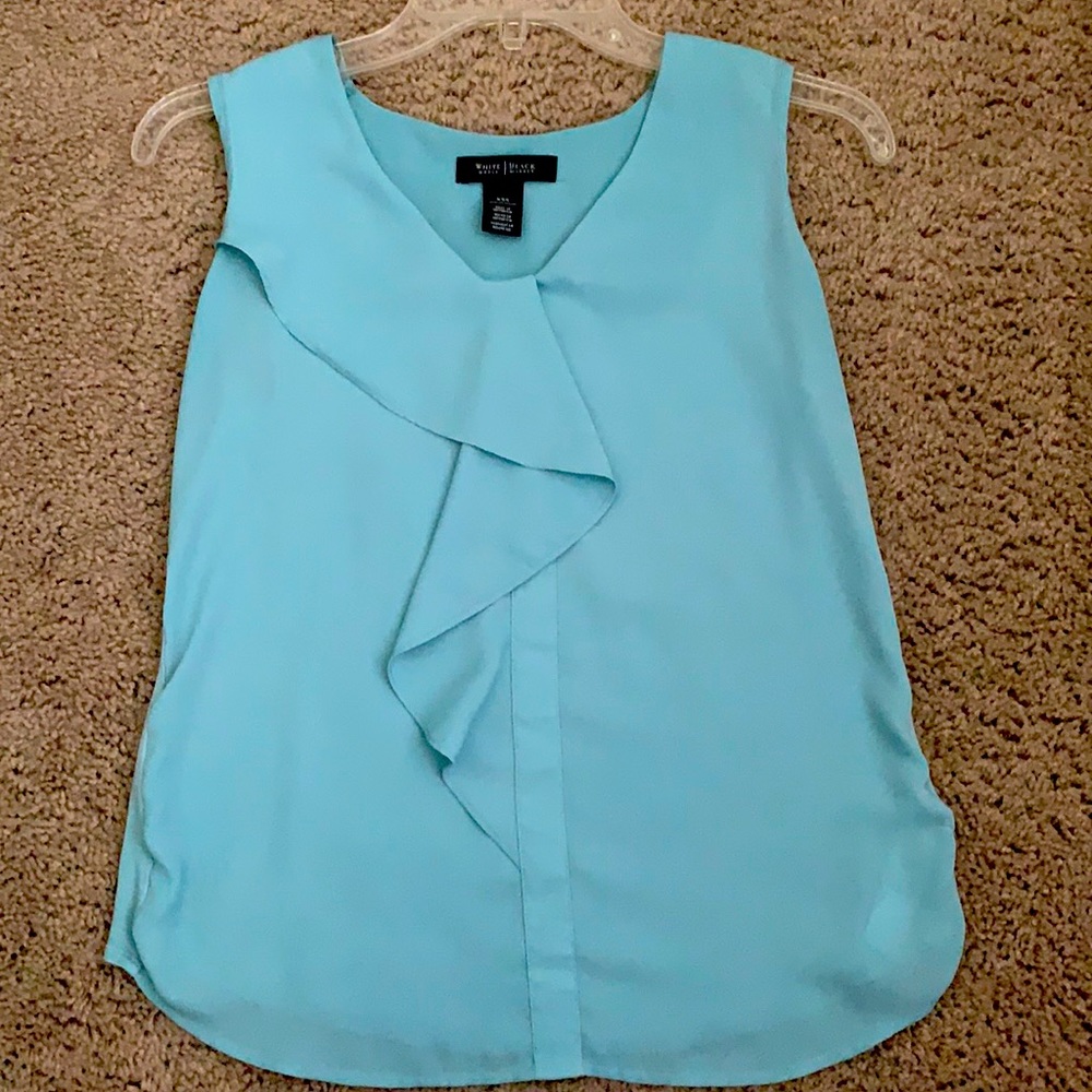 White House Black Market Ruffle Tank